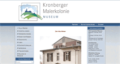 Desktop Screenshot of kronberger-malerkolonie.com